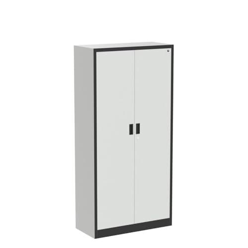 71" Metal Garage Storage Cabinet - Adjustable Shelves & Locking Doors - Nestopia