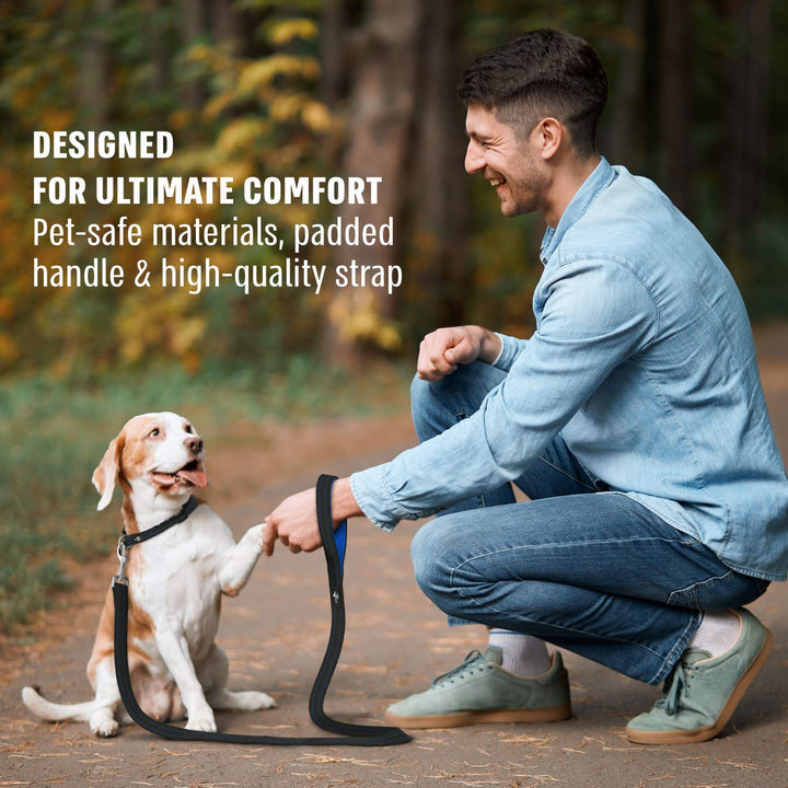 Strong Dog Leash with Padded Handle & Reflective Threads - Nestopia