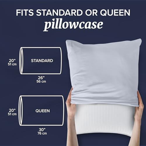Bed Pillows Queen Size Set of 2 - Down Alternative Bedding Gel Cooling Pillow - Nestopia