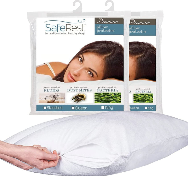 Hypoallergenic Bed Bug Proof Waterproof Pillow Protector - Nestopia
