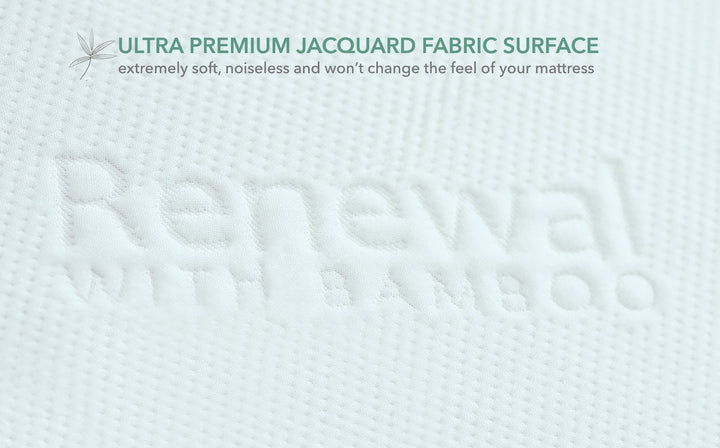 Renewal Viscose Mattress Protector - Waterproof, Breathable, Vinyl Free - Calking - Nestopia
