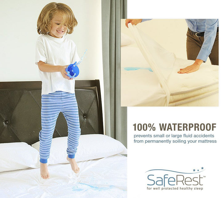 Zippered Mattress Protector - Waterproof & Breathable - Nestopia