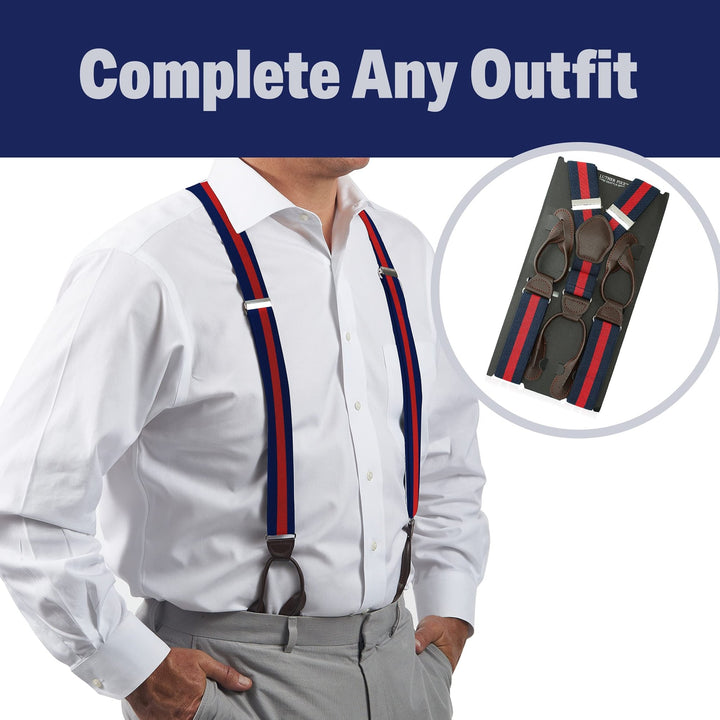 1.25" Y-Back Men's Suspenders - Nestopia