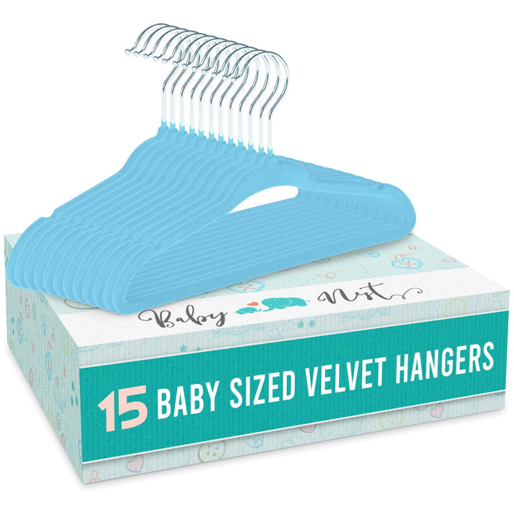 15 Gray Velvet Hangers - Nestopia