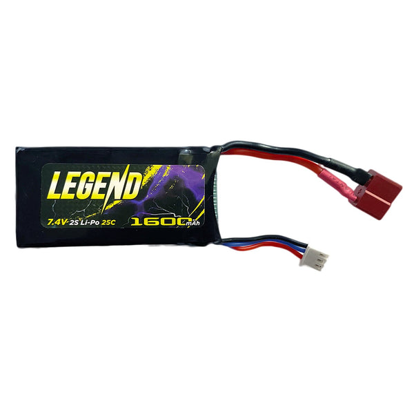 1600 mAh 7.4V 2S 25C Li-Po Rechargeable Battery – Part Number LG-DJ02 - Nestopia