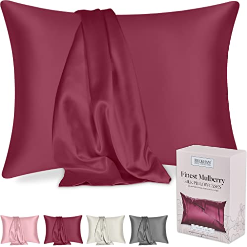 2 Standard Silk Pillowcases for Hair & Skin - Nestopia