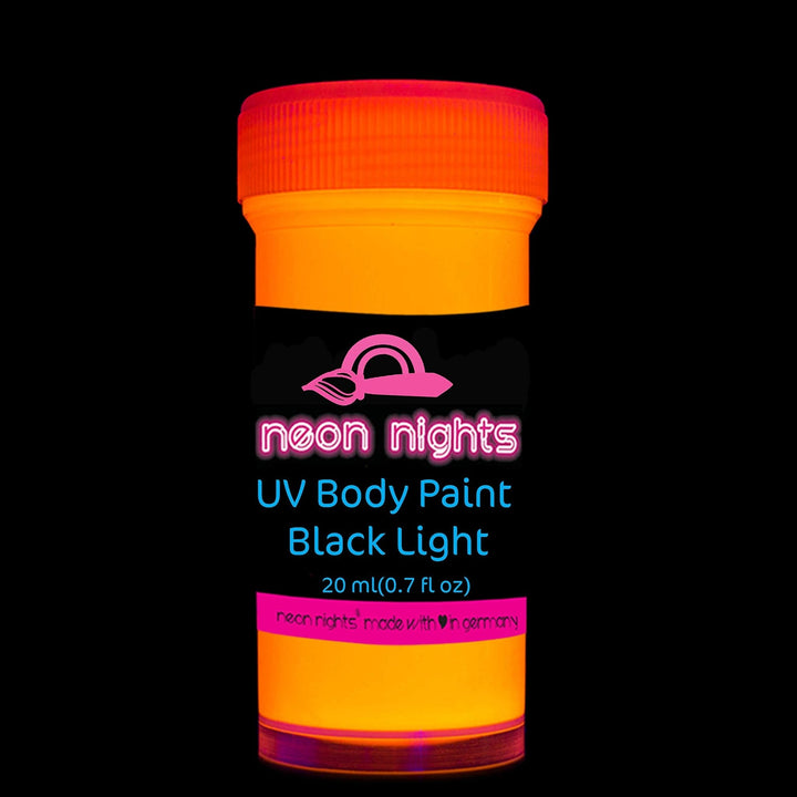 24 Neon Body Paints - 20 ml Each - Nestopia