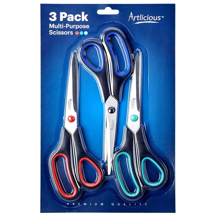 3 Pack 8" Multipurpose Scissors - Nestopia