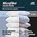 4-Pack Aloe Vera Pillow Cases - Eco-Friendly, Hypoallergenic - Gray - Standard/Queen - Nestopia