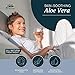 4-Pack Aloe Vera Pillow Cases - Eco-Friendly, Hypoallergenic - Gray - Standard/Queen - Nestopia