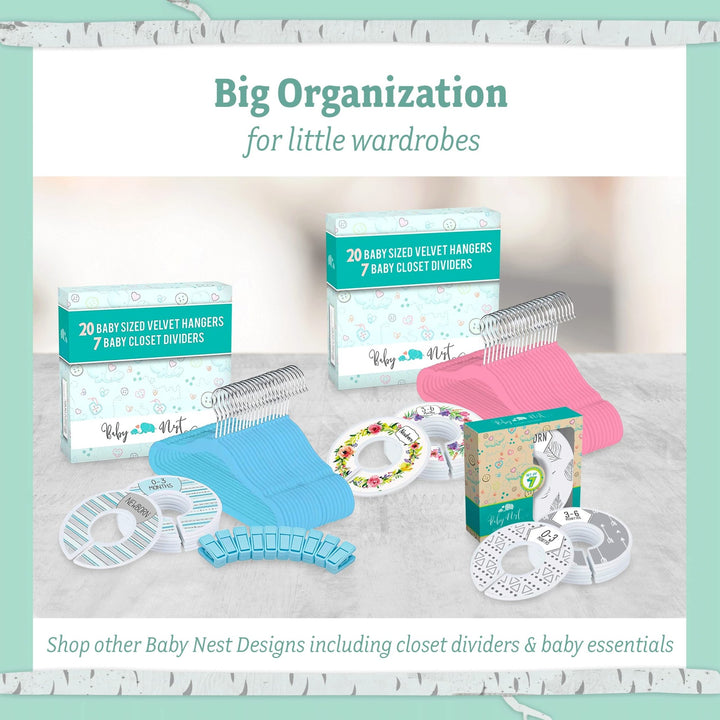 7X Baby Size Dividers - Boho Nursery Organizer - Nestopia