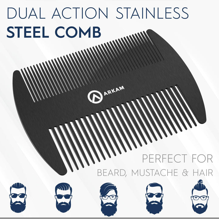Beard Comb Wallet with RFID & Dual Teeth - Nestopia