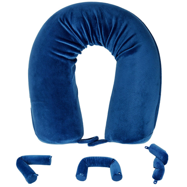 Bendable Memory Foam Travel Pillow - Navy Blue - Nestopia