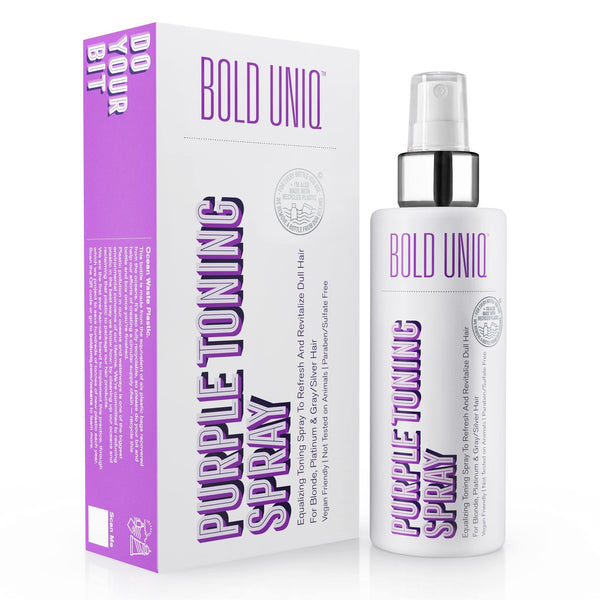 Blonde Toner Spray: Purple Leave In Toning Hair Treatment - Nestopia