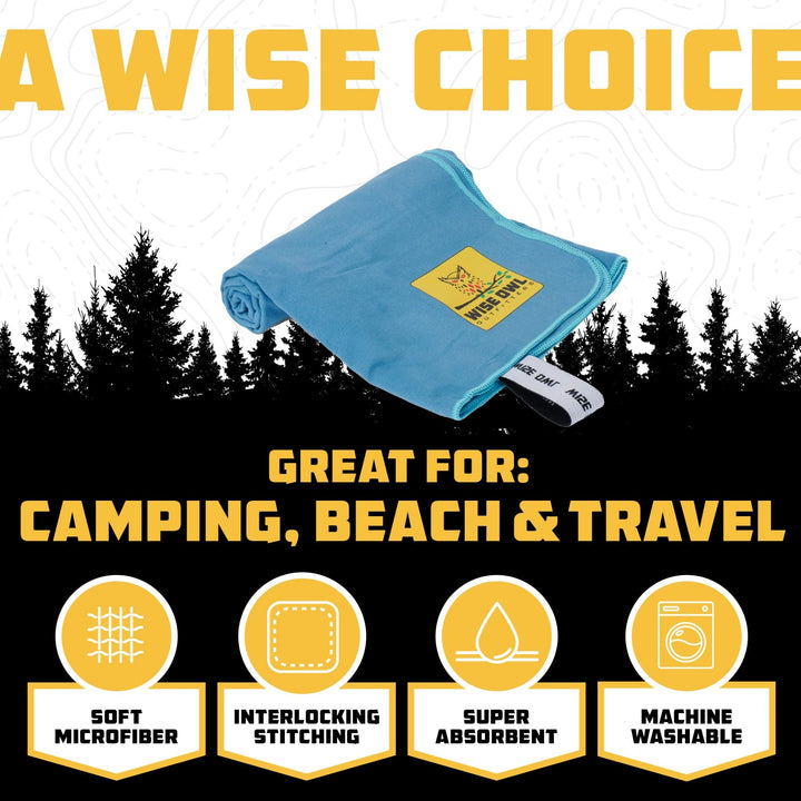 Camping Towel - Quick Dry Microfiber - Nestopia