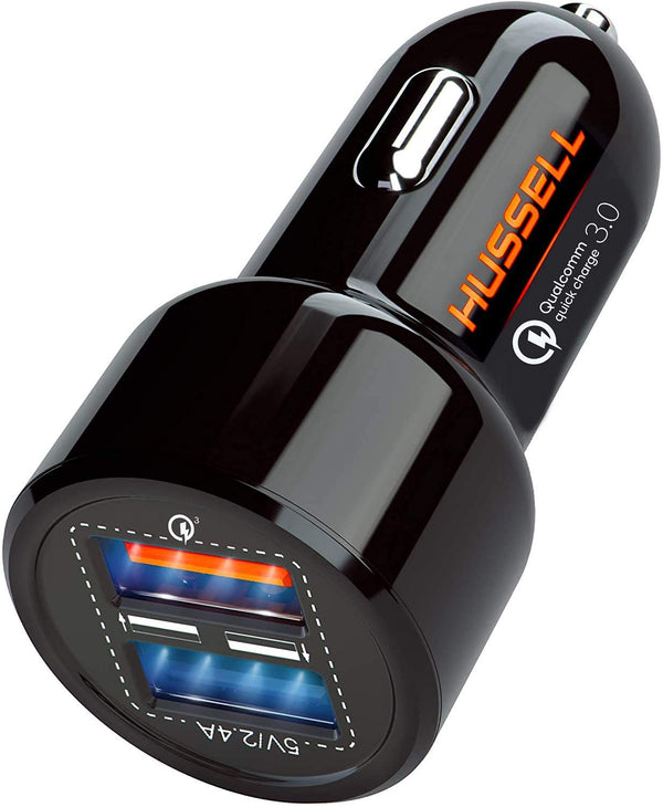 Car Charger Adapter - 3.0 Portable USB w/Fast Charge Technology & Dual Ports - Nestopia