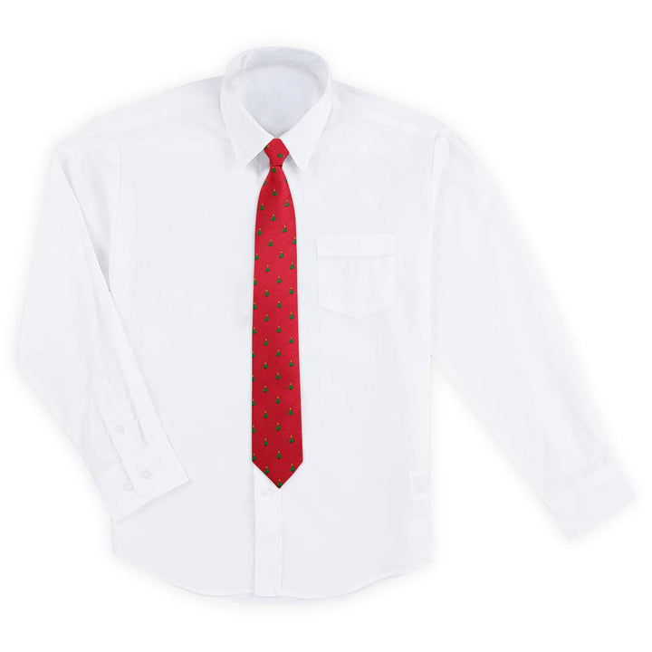 Christmas Ties for Boys - Zipper Pre-Tied Woven Tie - Nestopia