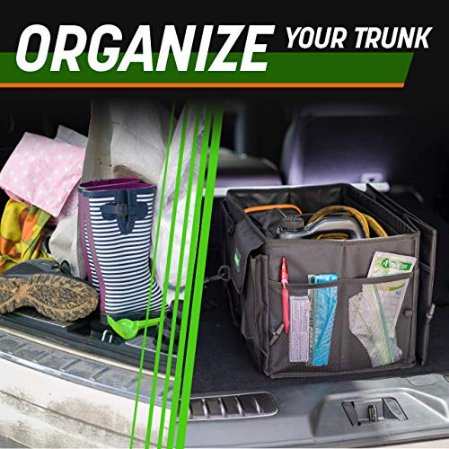 Collapsible Auto Trunk Organizer - SUV Storage w/Straps - Nestopia