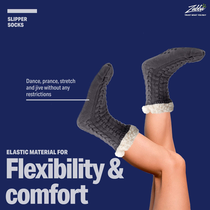 Cozy Slipper Socks with Grippers - Nestopia