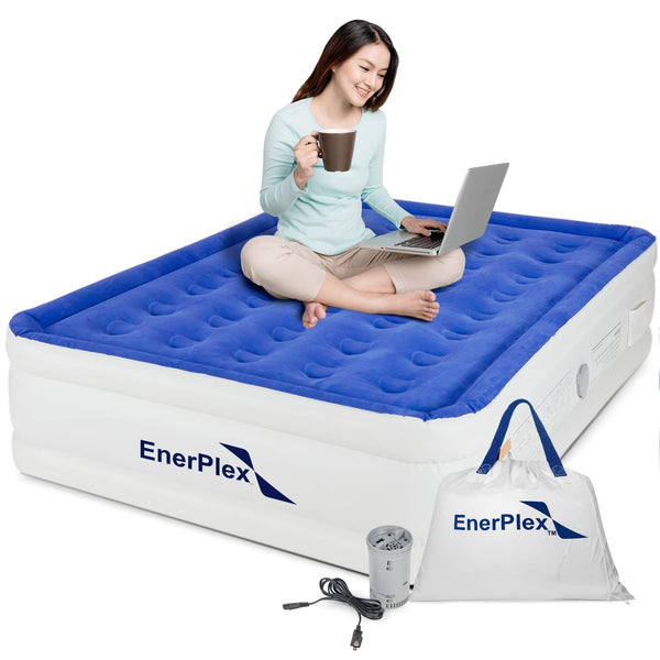 Double Height Inflatable Mattress with Detachable Pump - Nestopia