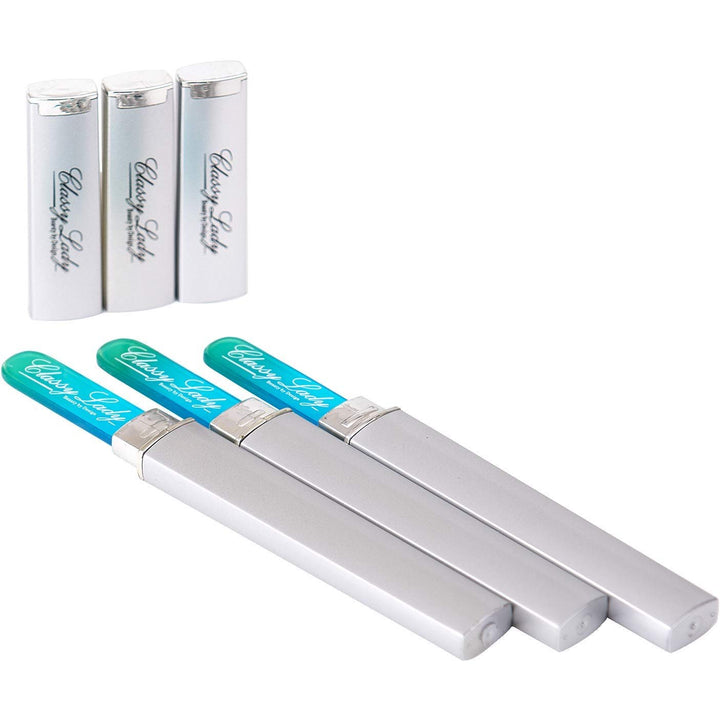 Double-Sided Glass Nail File Set with Case - Nestopia