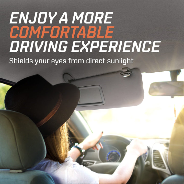 Driver Sun Visor for Hyundai Elantra 2011-2015, 852103X000TX, Grey - Nestopia