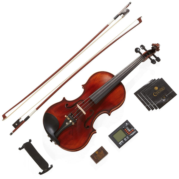 Flamed 1-Piece Violin Set w/ Accessories - Nestopia