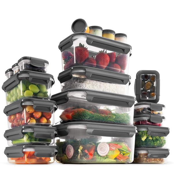 Food Storage Containers With Lids - 40-Piece Set - Nestopia