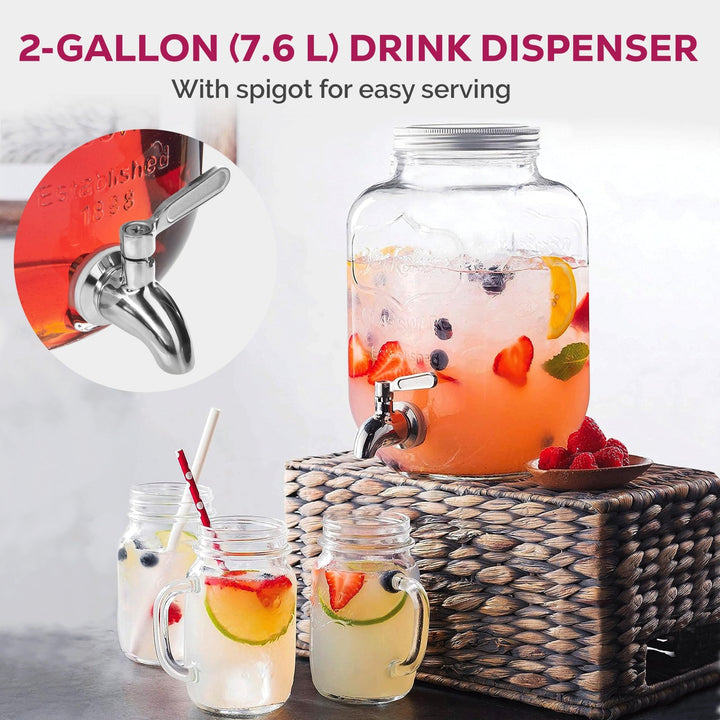 Glass Drink Dispenser - Nestopia