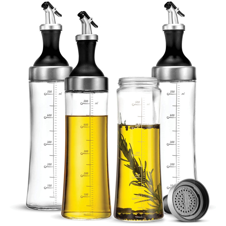 Glass Oil & Vinegar Dispenser - 18 Oz. - Nestopia