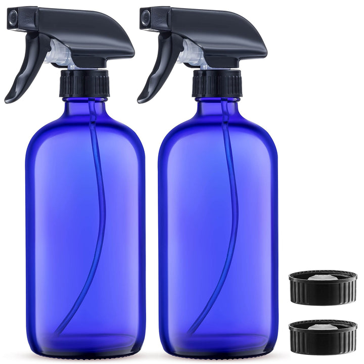 Glass Spray Bottles - 16 Oz 2 Pack - Nestopia