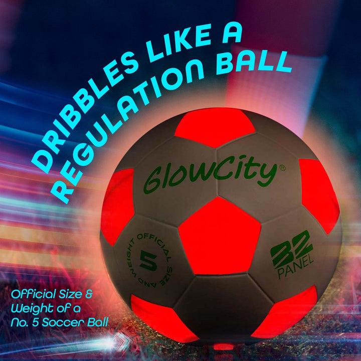 Glow in The Dark Soccer Ball - Nestopia