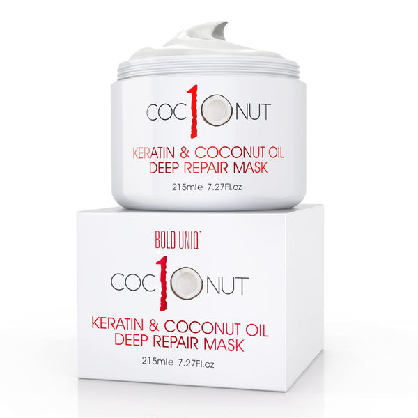 Hair Mask with Coconut Oil and Keratin Protein - 7.27fl.oz - Nestopia