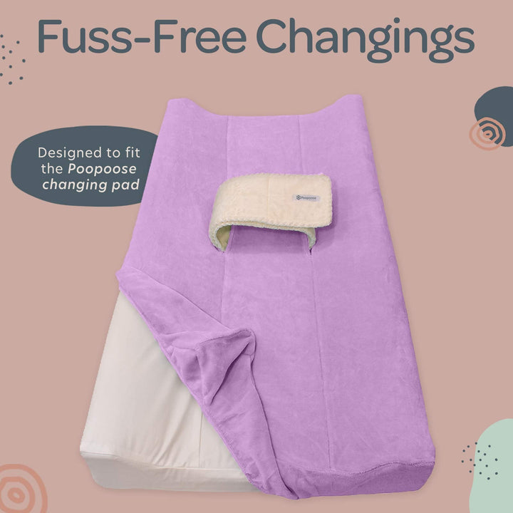 Lavender Sunset Changing Pad Cover - Nestopia