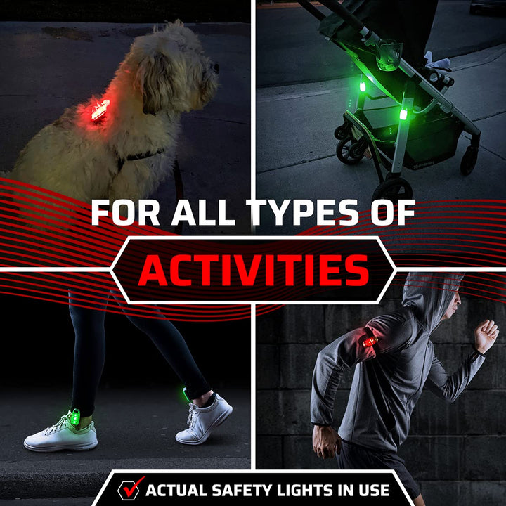 LED Safety Lights - 4 Pack - Nestopia