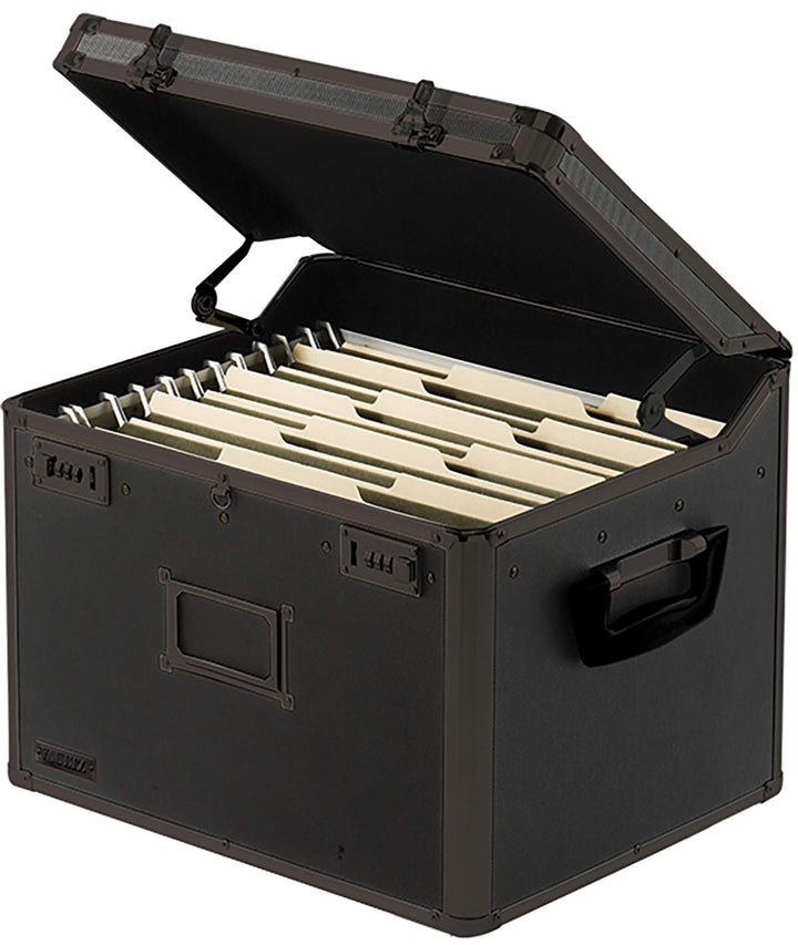 Locking File Storage Box - Two-Handled - Letter/Legal File Storage - Nestopia