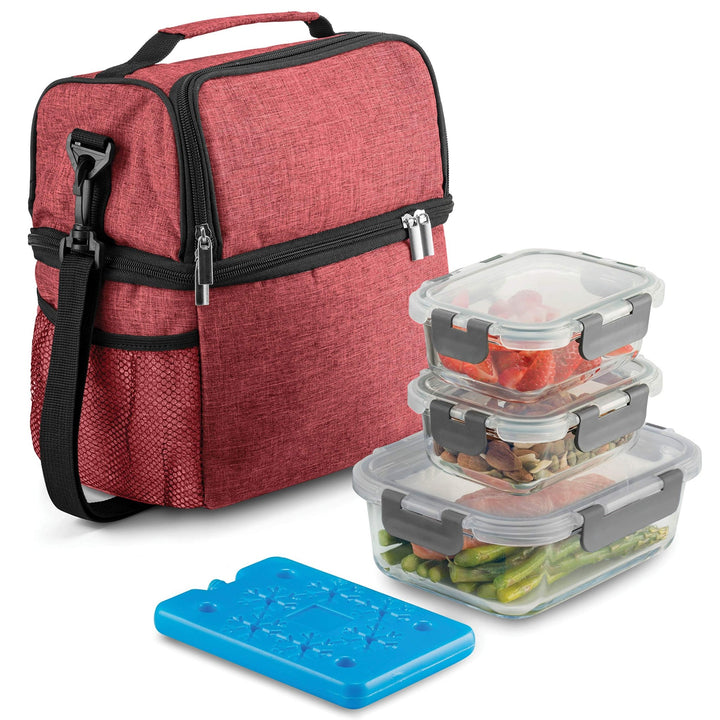 Lunch Bag with Glass Containers - Nestopia