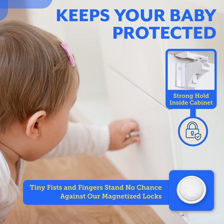 Magnetic Baby Proofing Cabinet Locks - Nestopia