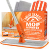 Microfiber Mop for Floor Cleaning - 2 Scrubbers & 2 Pads - Pet Supplies - Nestopia
