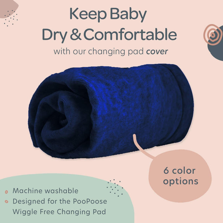 Midnight Blue Changing Pad Cover - Nestopia