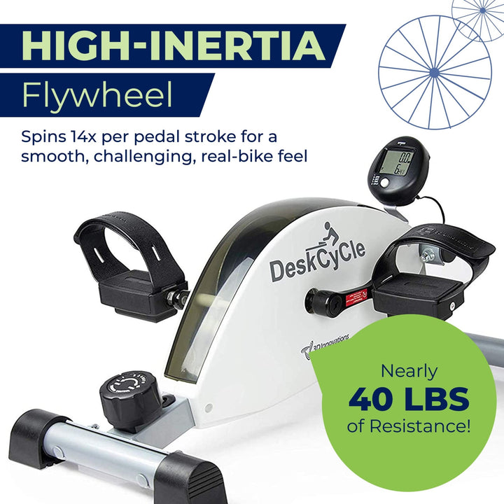 Mini Exercise Bike for Desk & Leg Therapy - Nestopia