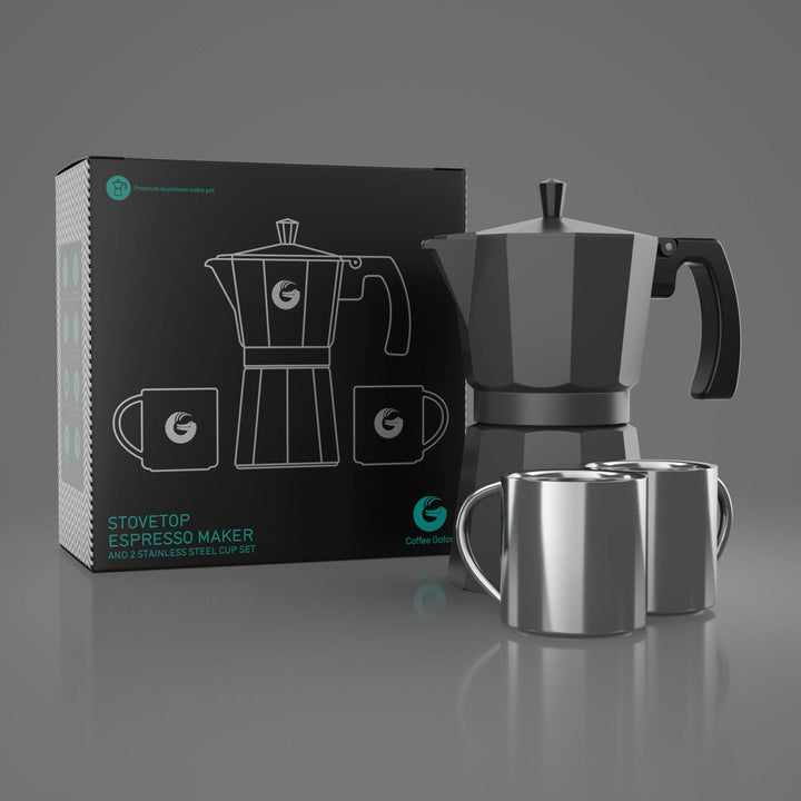 Moka Pot - 6 Cup, Stovetop Espresso Maker - Nestopia