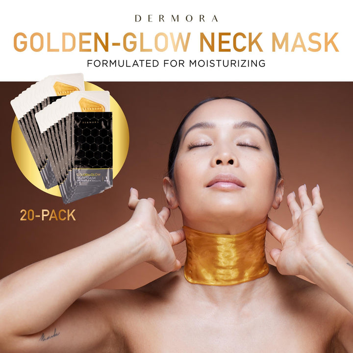 Neck Gel Masks for Rejuvenation - 20 Pack - Nestopia