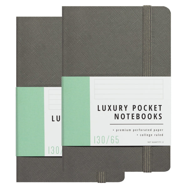 Pocket Notebook - 2 Pack of Small Notebooks 3x5 Inch Size - Nestopia