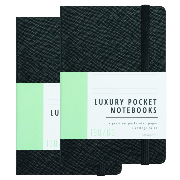 Pocket Notebook - 2 Pack of Small Notebooks 3x5 Inch Size - Nestopia
