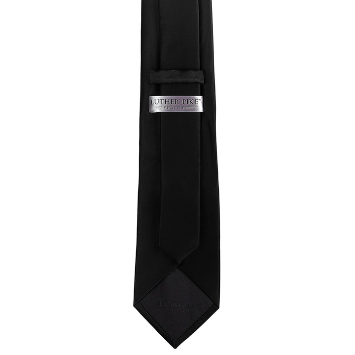 Satin Men's Neckties - Solid Color Tuxedo Tie - Nestopia