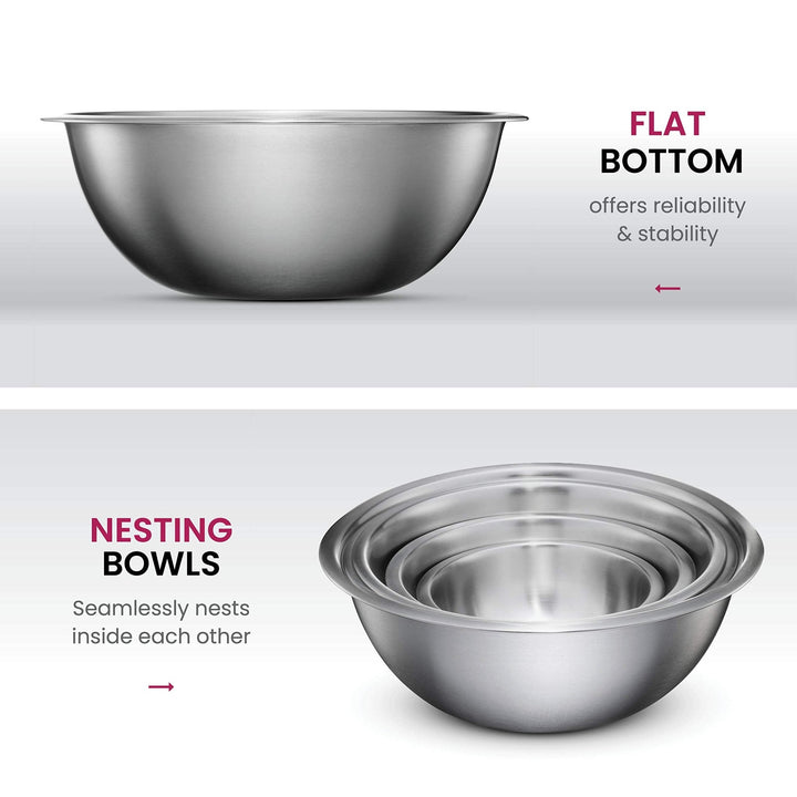 Stainless Steel Mixing Bowls - Nestopia