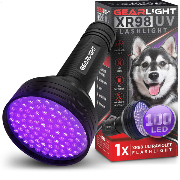 UV Black Light Flashlight XR98 - Nestopia