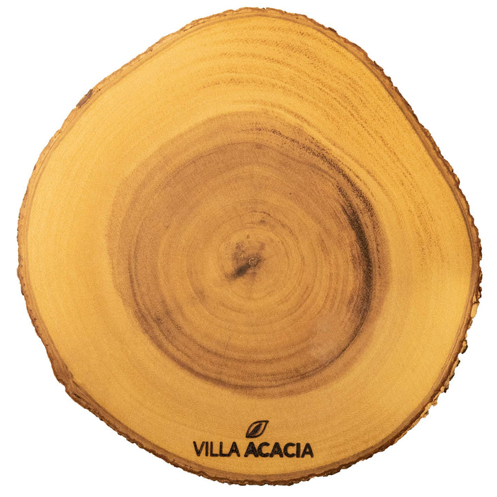 Villa Acacia Live Edge Wood Serving Platter - Nestopia