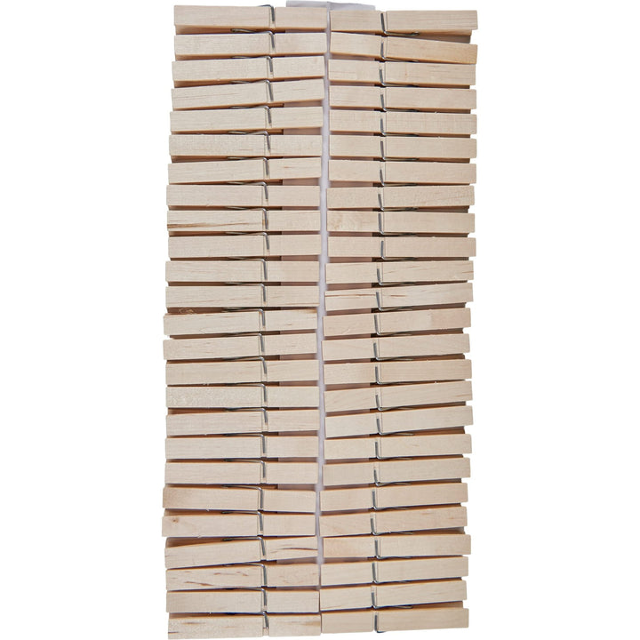 Wooden Clothes Pins - 50 Pack - Nestopia